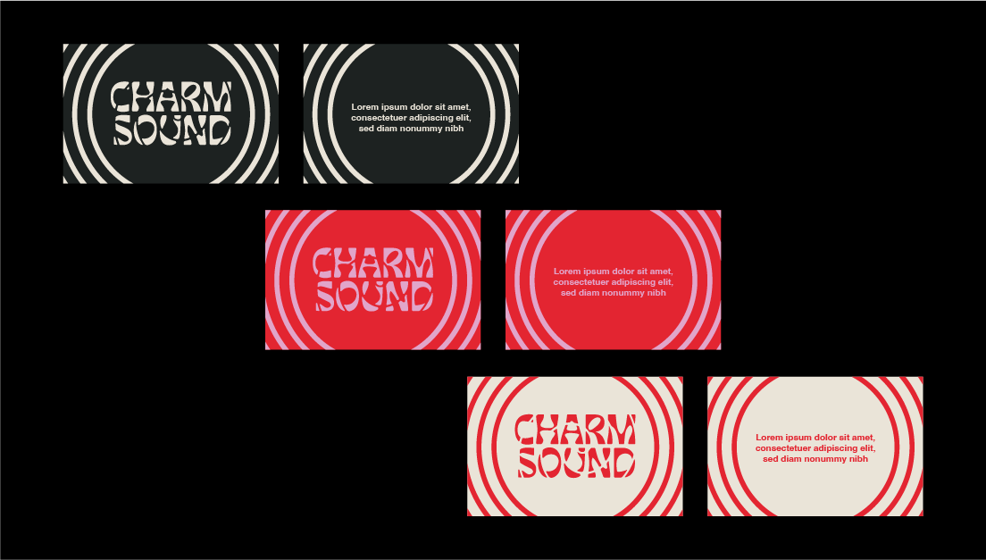 Charm Sound — Brand identity by Alberto Ricchi