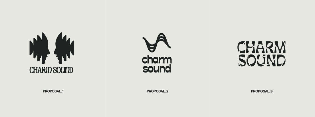 Charm Sound — Brand identity by Alberto Ricchi