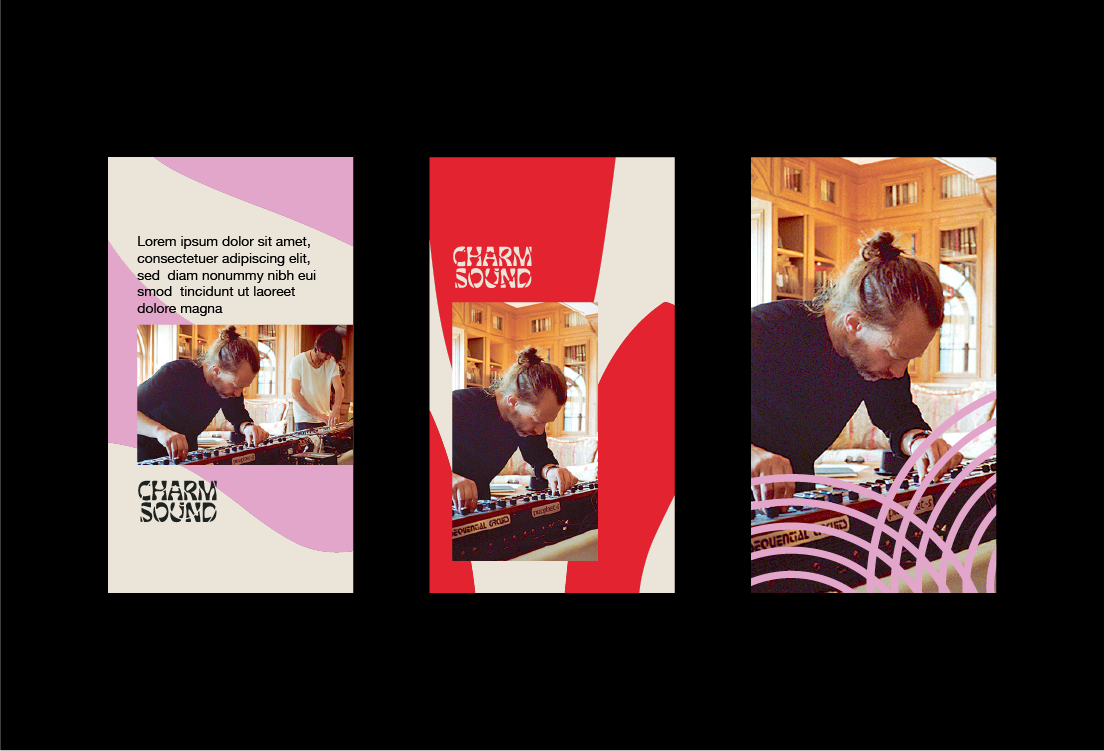 Charm Sound — Brand identity by Alberto Ricchi